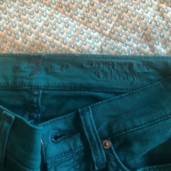 7 for all mankind the cropped skinny size 25 - Picture 5 of 8